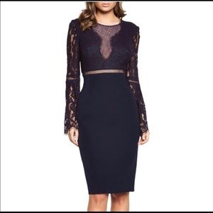 ❤️Bardot Bell Sleeve Lace Dress ❤️ sz M